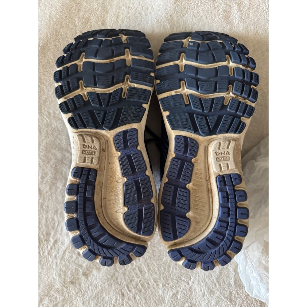 Brooks Ghost 12 Womens Running Shoes Navy Blue 1203051B413 Size 11 Medium B - Picture 7 of 9